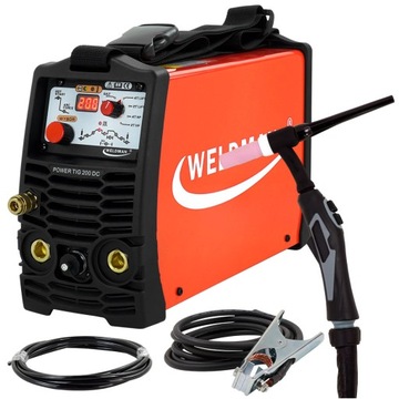 Spawarka TIG z pulsem 200 A 2T 4T HF Puls MMA 230V