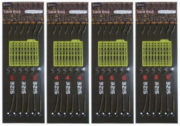 ZESTAW 24x GOTOWY PRZYPONY WŁOSEM 2 4 6 8+ STOPERY