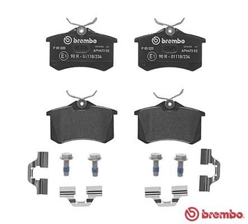 ЗАДНИЕ ТОРМОЗНЫЕ КОЛОДКИ P 85 020 BREMBO AUDI A1