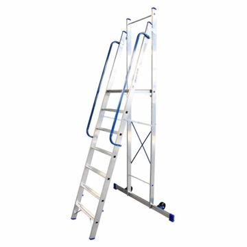 Drabina magazynowa Alumexx 7 (6+1) wys. rob. 3,69m