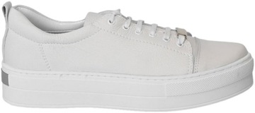 Sneakers Dolce Pietro 4070-003-01 Białe Skóra Natu