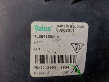 HALOGEN LEVÝ + PRAVÝ KOMPLET PORSCHE CAYENNE I 7L5941700A 7L5941699A