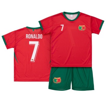 Strój / komplet piłkarski RONALDO PORTUGALIA 7 rozm.122