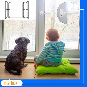 ОКОННАЯ РУЧКА С КЛЮЧОМ И ЗАМКОМ, БЕЛАЯ