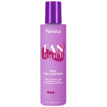 FANOLA FAN TOUCH FLUID DO KRĘCONYCH FALOWANYCH WŁOSÓW FEEL THE CONTROL 200M