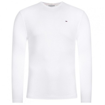 Tommy Hilfiger tričko longsleeve biele pánske DM0DM04409 XXL