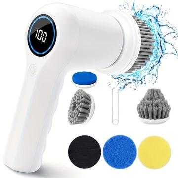 MOP OBROTOWY ELEKTRYCZNA SZCZOTKA DO CZYSZCZENIA LCD+6 * SZCZOTECZKI