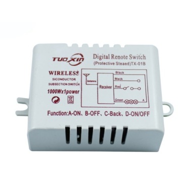 РАДИОПЕРЕКЛЮЧАТЕЛЬ 230В ПУЛЬТ ДИСТАНЦИОННОГО УПРАВЛЕНИЯ 1x1000Вт