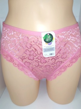 Majtki VANETTI bambusowe z koronką róż 2XL/3XL