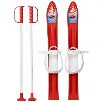 256098 NARTY Z KIJKAMI 60 CM MIX KOLORÓW MARMAT