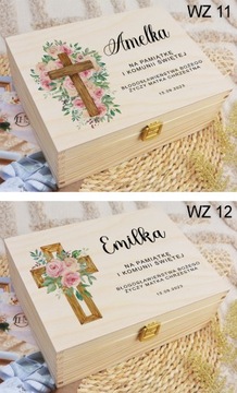 Деревянная КОРОБКА ПРИЧАСТИЕ подарочная РАСпечатать сувенир ИМЯ