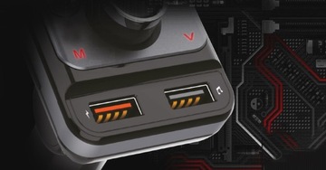 FM-ПЕРЕДАТЧИК BLUETOOTH QC AUX БЫСТРОЕ ЗАРЯДНОЕ УСТРОЙСТВО