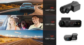 КАМЕРА МАРШРУТНЫЙ РЕГИСТРАТОР VIOFO T130 3-канальный GPS WIFI