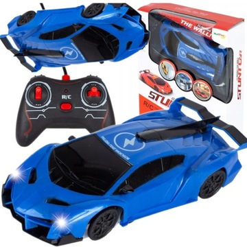 ZDALNIE STEROWANE AUTO JEŻDŻĄCE PO ŚCIANIE SUFICIE SAMOCHÓD WALL CLIMBER RC