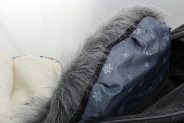 ПРЕМИУМ BABYMAM УТЕПЛЕННЫЙ СПАЛЬНЫЙ МЕШОК ДЛЯ КОЛЯСКИ, САНОК, С МЕХОМ