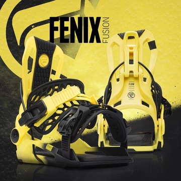 Крепления FLOW Fenix ​​Fusion Black Lemon 2024 R.M.