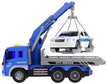 Грузовик Эвакуатор с краном Полицейская машина