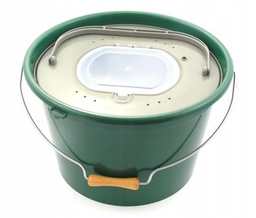 WIADERKO WIADRO ZANĘTOWE 25L + KOSZ ŻYWCOWY