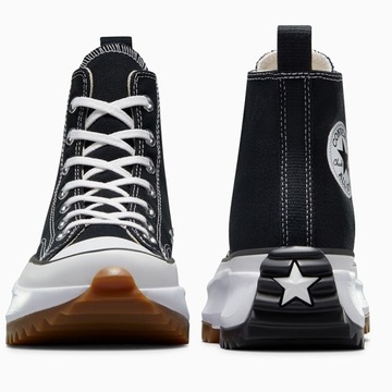 Converse buty trampki czarne wysokie platforma Run Star Hike 166800C 43