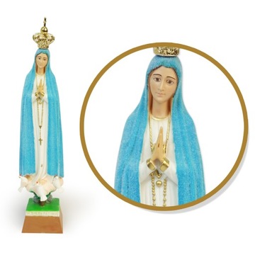 FIGURKA MATKI BOŻEJ FATIMSKIEJ 20 cm - higroskopijna