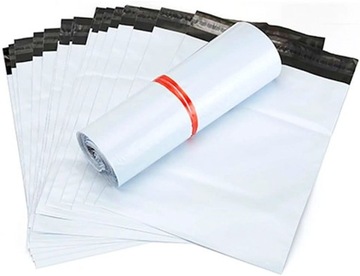 НАБОР В ФОЛЬГЕ B4 УПАКОВКИ В КУРЬЕРСКОЙ ФОЛЬГЕ 250х300мм 50х БЕЛЫЕ КОНВЕРТЫ из ФОЛЬГИ 50 шт.