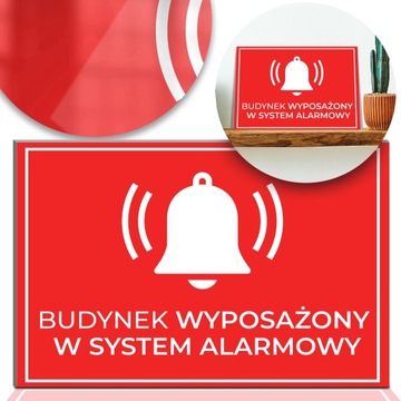 TABLICA Informacyjna SYSTEM Alarmowy Dużo WZORÓW