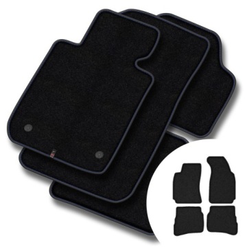 Prémiové velurové koberce pro Volkswagen Passat B5 1996-2005, oválné stopky