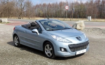 Peugeot 207 CC 1.6 VTi 120KM 2010 Peugeot 207 CC 1.6 120KM Kabriolet Zarejestrowany Klima Grzane fotele 1.6, zdjęcie 10