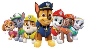 NAKLEJKA NA OKNO SZYBĘ LUSTRO PAW PSI PATROL PSY