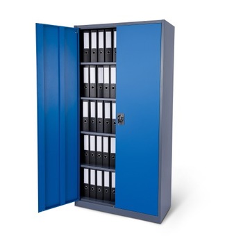 Металлический ШКАФ ДЛЯ МАСТЕРСКОЙ для инструментов, антрацит-синий