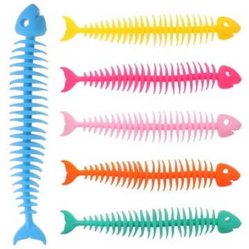 РЫБНЫЙ СКЕЛЕТ РАСТЯЖАЕМАЯ РЕЗОНДА АНТИСТРЕССОВАЯ ИГРУШКА-РЫБА
