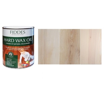 FIDDES Twardy Olejowosk do podłóg mebli blatów HARD WAX OIL WHITE 1L