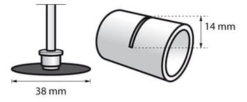 Tarcza tnąca do plastiku DREMEL (SC476) SpeedClic 38,0 mm (op. 5 szt)