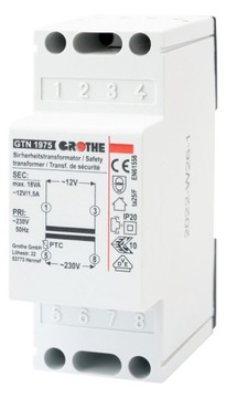 Grothe GTN 1975 safety transformer 12V~ (1.5