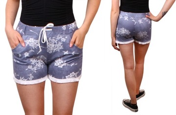 ШОРТЫ хлопковые короткие FLOWERS SHORTS 33G2 40/42