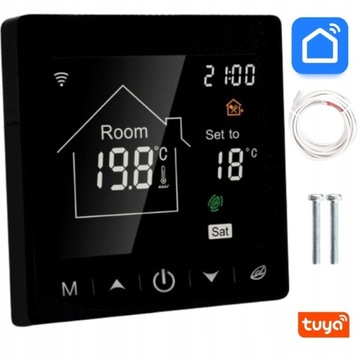 TERMOSTAT DO OGRZEWANIA PODŁOGOWEGO MATY GRZEWCZE WIFI TUYA LCD 16A SMART