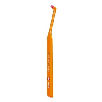 Jednopęczkowa szczoteczka do zębów - Curaprox CS 1006 - pomarańczowa