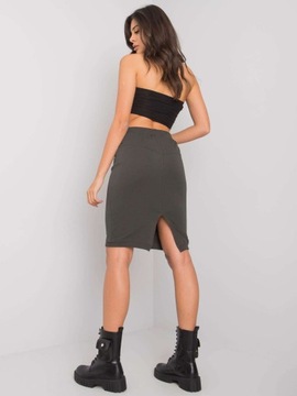 Юбка-свитшот миди POCKETS F479 красный 38 M