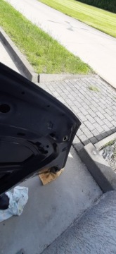 SKODA OCTAVIA 2013 КРЫШКА КАПОТА