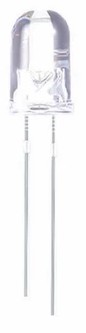 Dioda Led 5MM Biała 10 sztuk od 3,2V do 3,4V