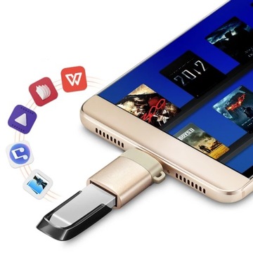 МИНИ-АДАПТЕР АДАПТЕР OTG КОНВЕРТЕР USB TYPE C В USB 3.0 5 Гбит/с, 4 ЦВЕТА