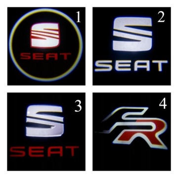 СВЕТОДИОДНЫЙ ЛОГОПРОЕКТОР SEAT LEON I II ALHAMBRA TOLEDO