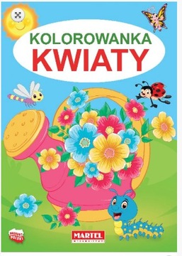 KOLOROWANKA malowanka Kwiaty MAR-13