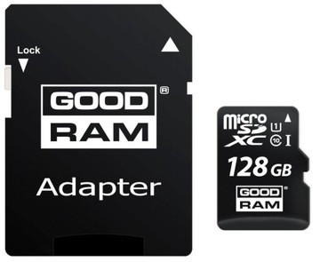 КАРТА GOODRAM MICROSD 128 ГБ MICRO CL10 SD-АДАПТЕР