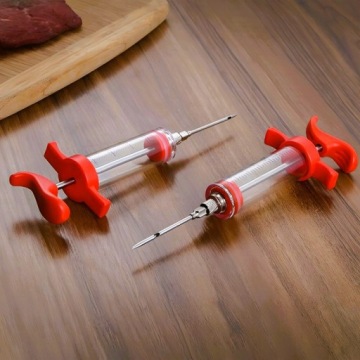 ШПРИЦ ДЛЯ МЯСА ИНЖЕКТОР ПАУК НАРЕЗКА ВЕТЧИНЫ НАБОР ИЗ 3 ИГЛ