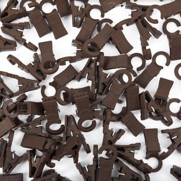 ЛЯГУШКИ ПЛАСТИКОВАЯ ЛЯГУШКА ДЛЯ КОЛЕСА КОРИЧНЕВАЯ 100 ШТ.