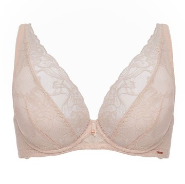 80D * BIUSTONOSZ ALLES SUBLIME BRALETTE BRALETKA SOFT JASNY BEŻ MIĘKKI