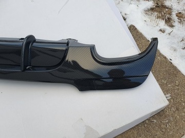 DYFUZOR E92 E93 dokładka CARBON POŁYSK TYŁ
