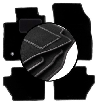 Velurové koberce komplet pro: Ford EcoSport MK2 crossover (2012-2017)
