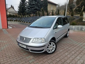 Volkswagen Sharan I 2.0 TDI 140KM 2007 Volkswagen Sharan KlimaTronik, Android, 7-o Os.